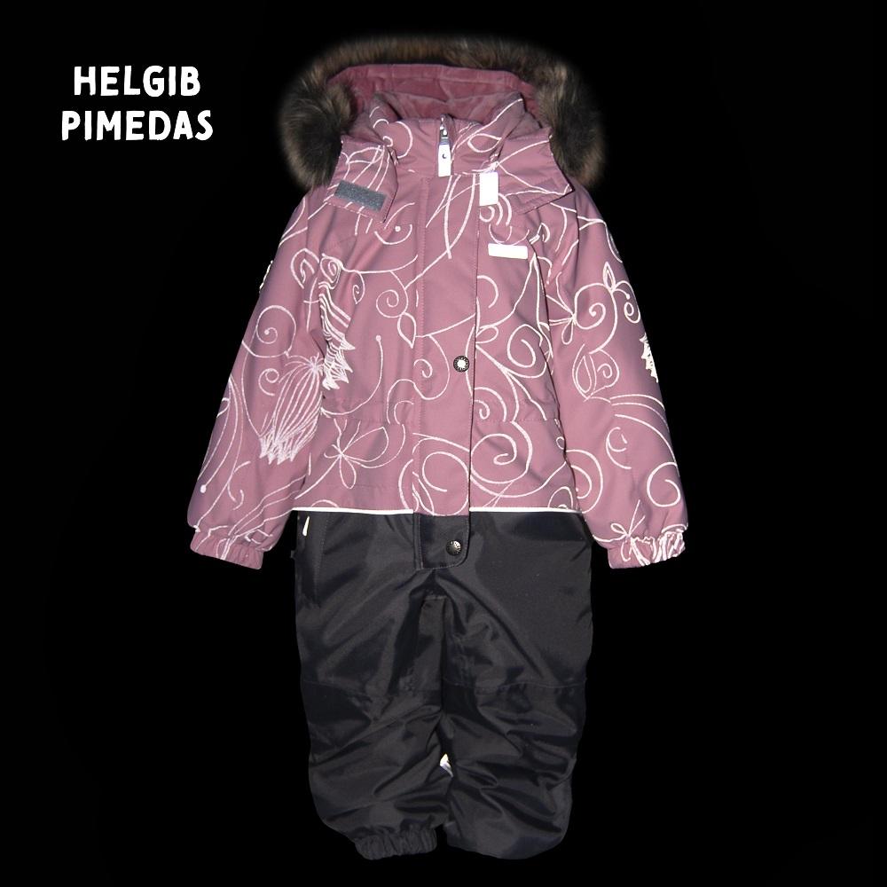 Дитячий зимовий комбінезон HAILY, рожевий / графіт (21322/2330), Lenne (Ленне)
